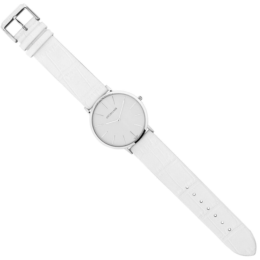 Ottaviani Quarzo piatto bianco