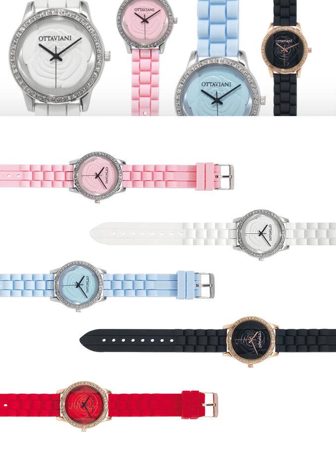 Ottaviani Quarzo Quadrante Rosa Celeste