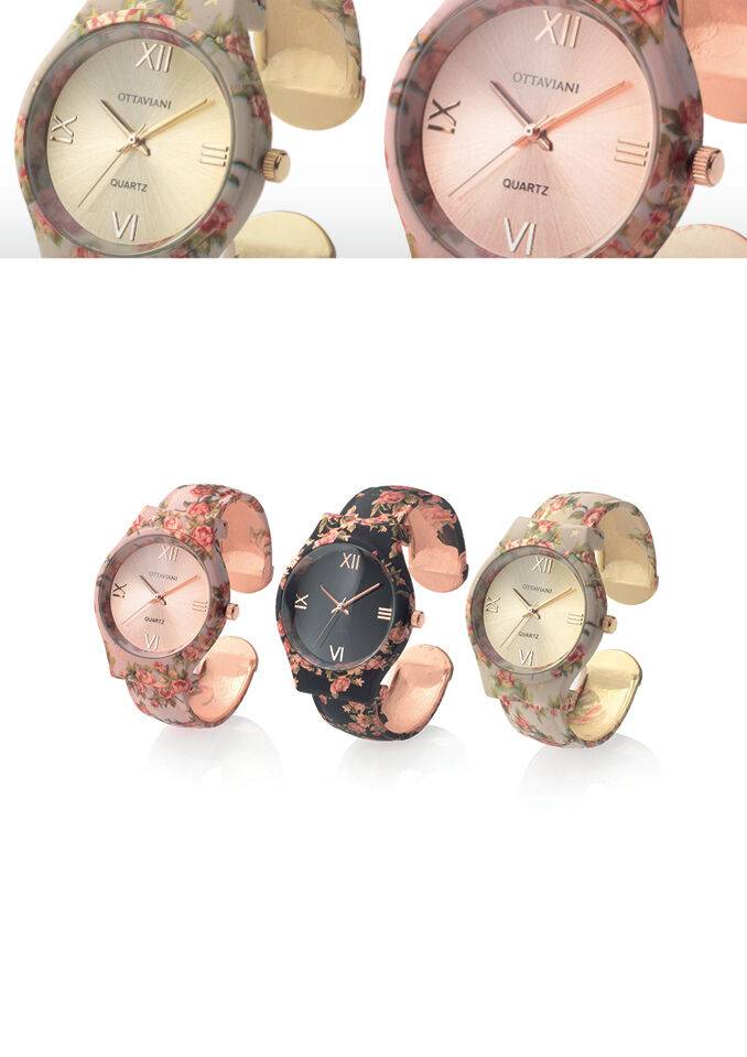 Ottaviani Quarzo Rose Gold Bangle