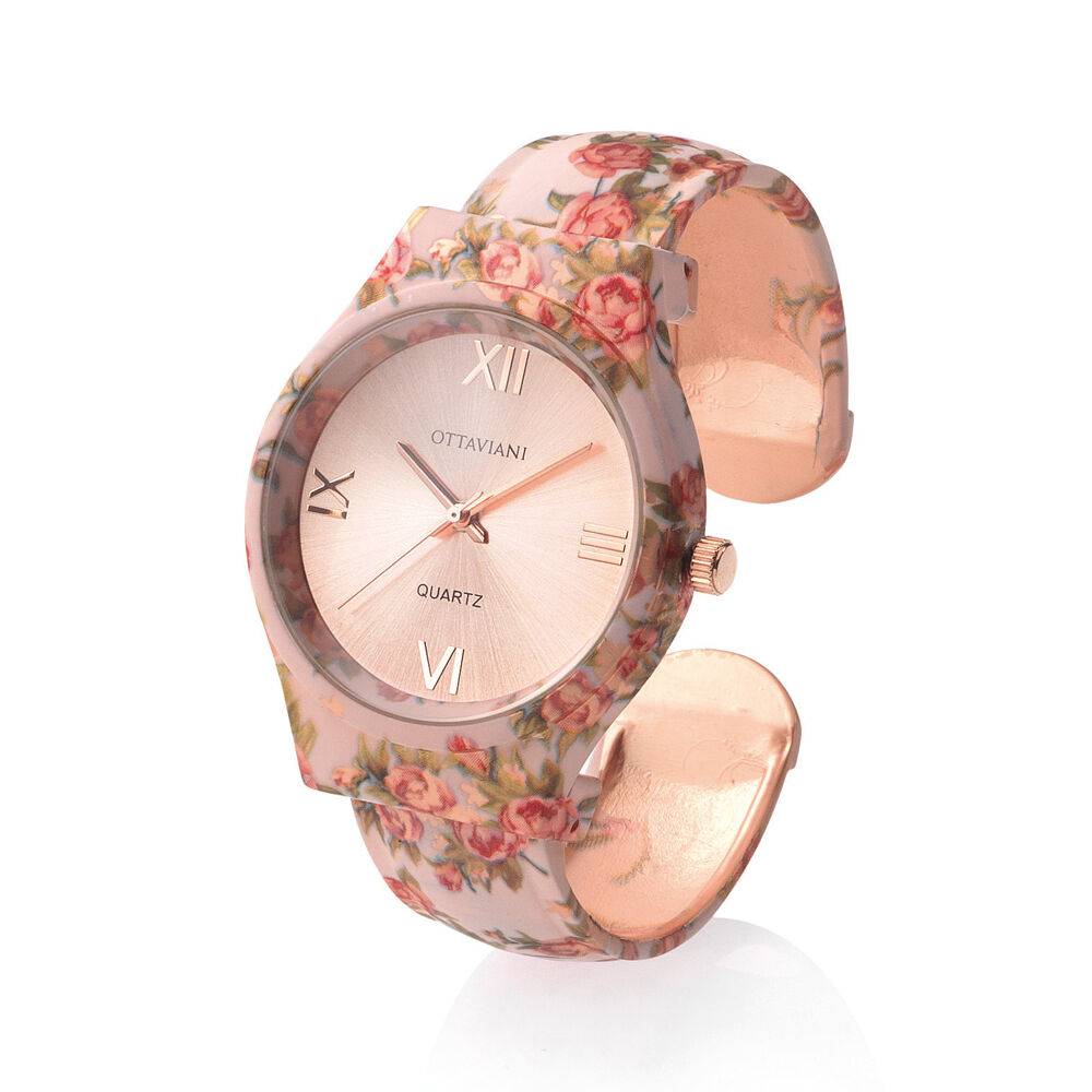 Ottaviani Quarzo rose gold bangle