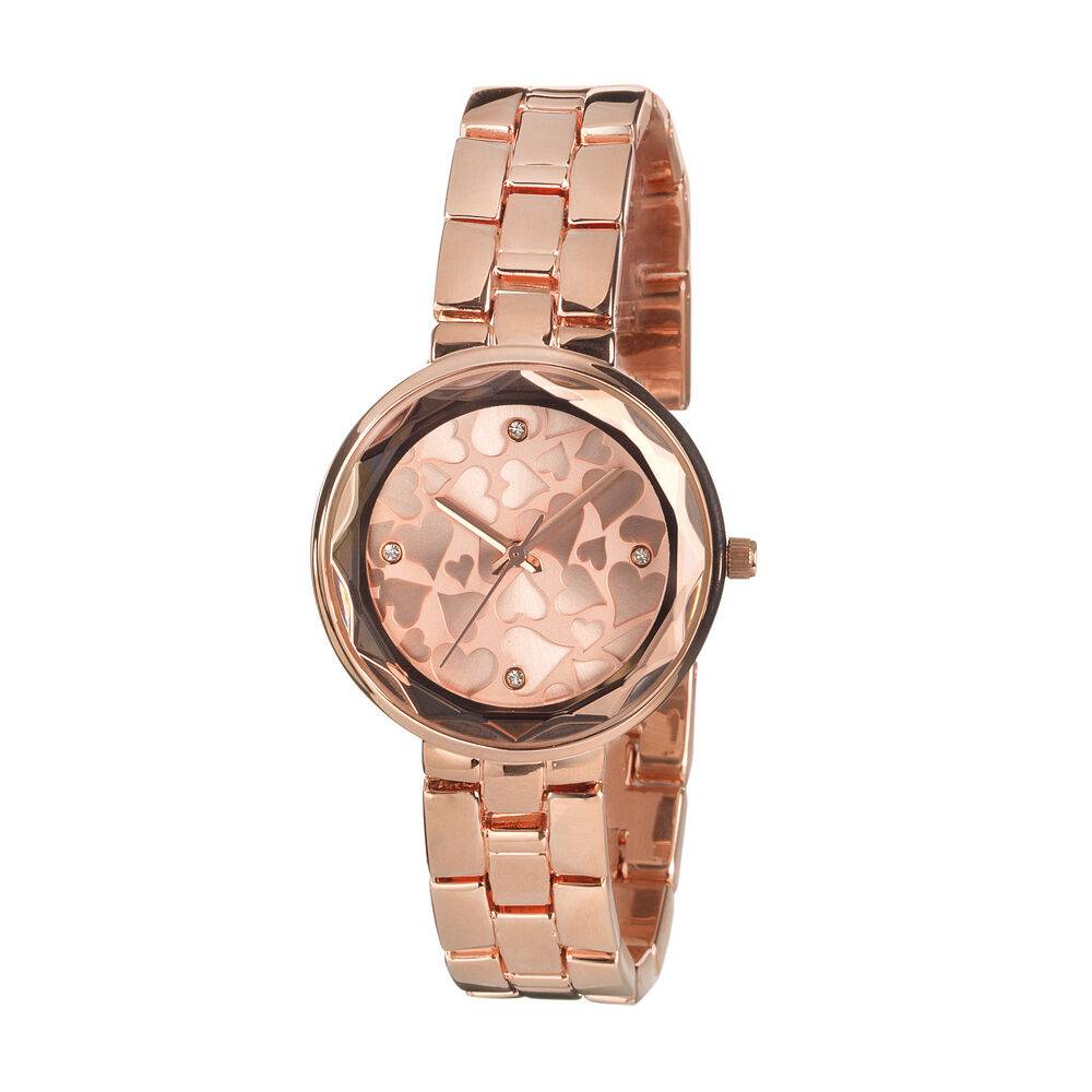 Ottaviani Quarzo rose gold con cuori