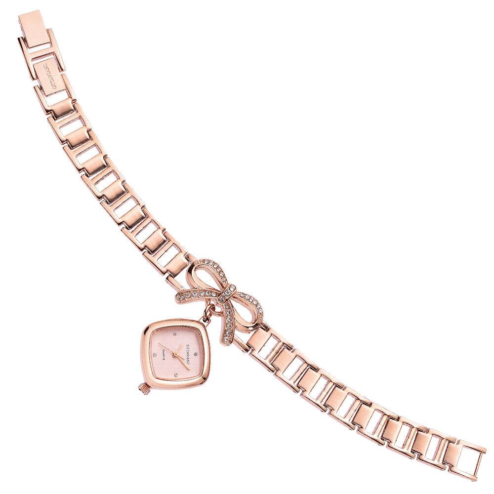 Ottaviani Quarzo rose gold con fiocco