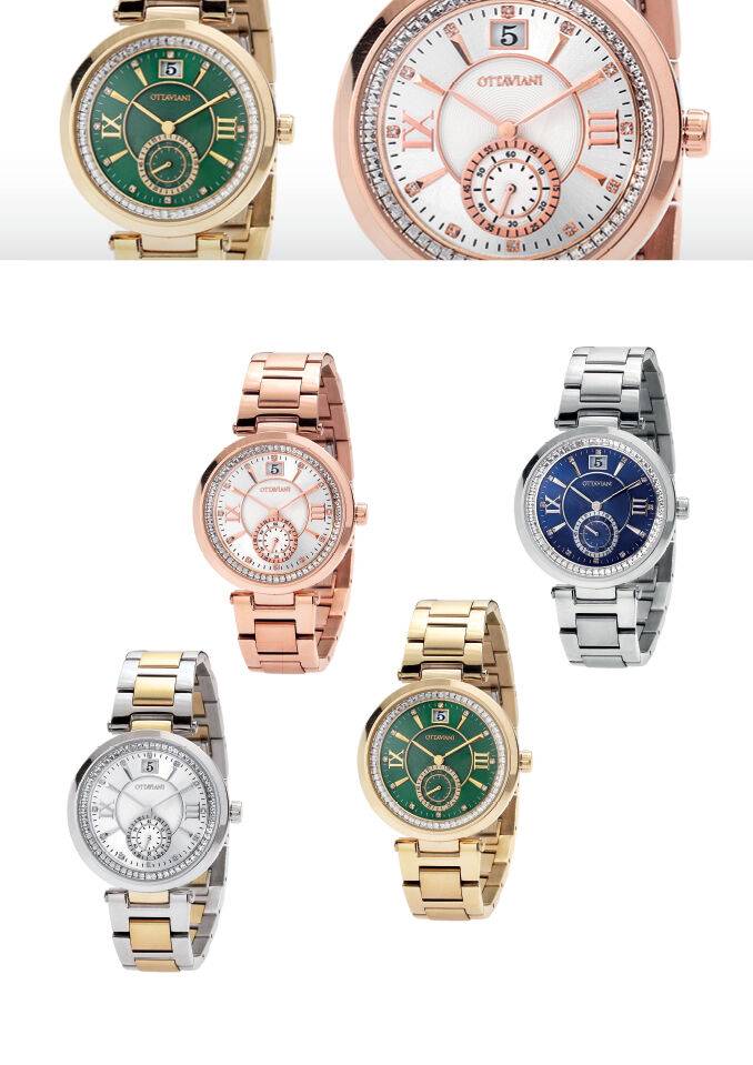 Ottaviani Quarzo Rose Gold Con Numeri Romani