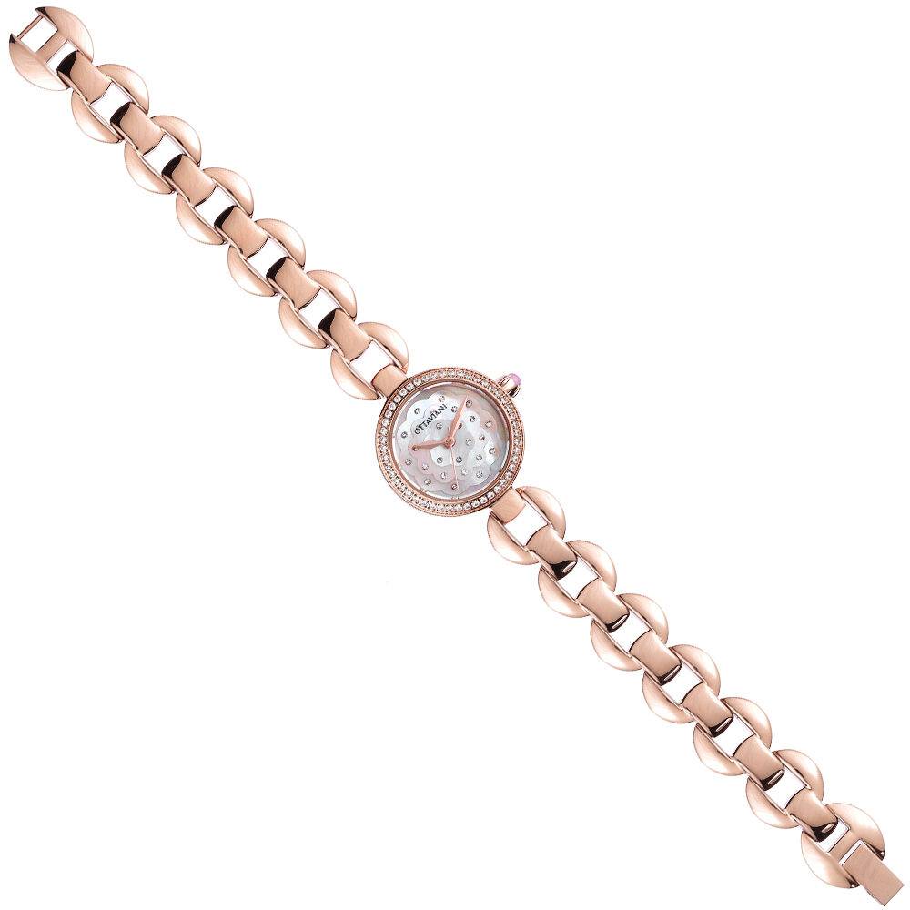 Ottaviani Quarzo rose gold e strass