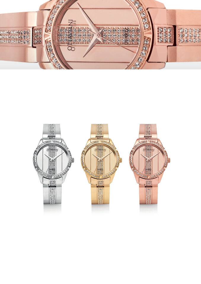 Ottaviani Quarzo Semi-bangle Dorato