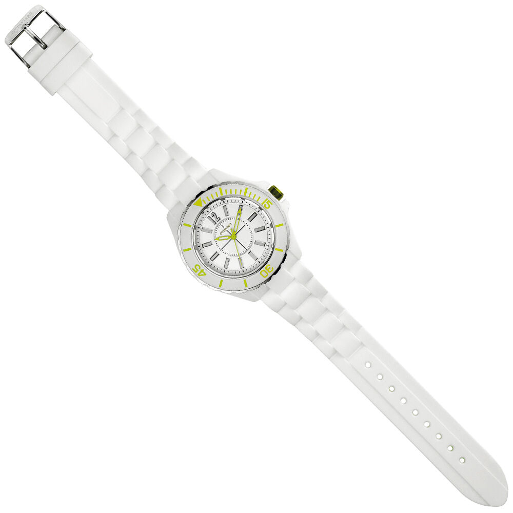 Ottaviani Quarzo silicone bianco/verde