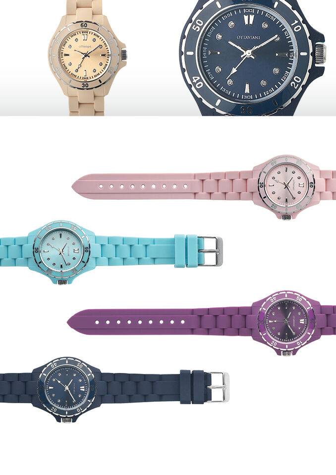 Ottaviani Quarzo Silicone Blu