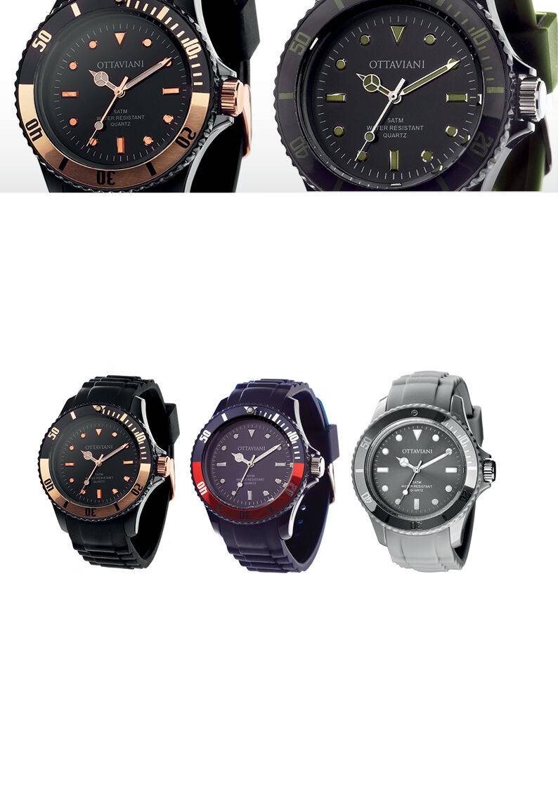 Ottaviani Quarzo Silicone Grigio