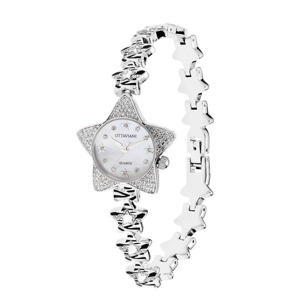 Ottaviani Quarzo stella in metallo e cristalli