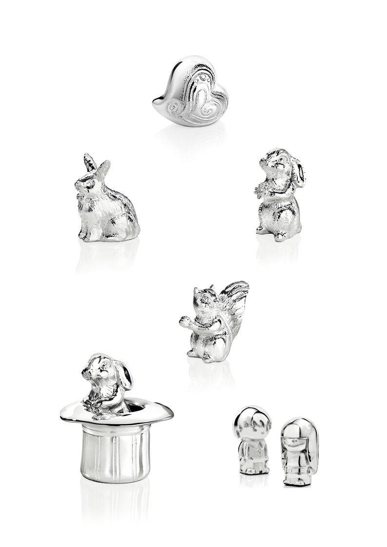 Ottaviani Scultura "coniglietto C/fiori"