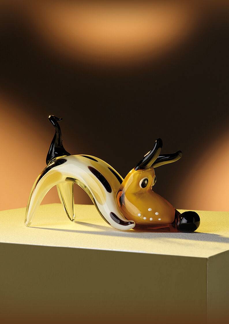 Ottaviani Scultura "doggy" In Cristallo