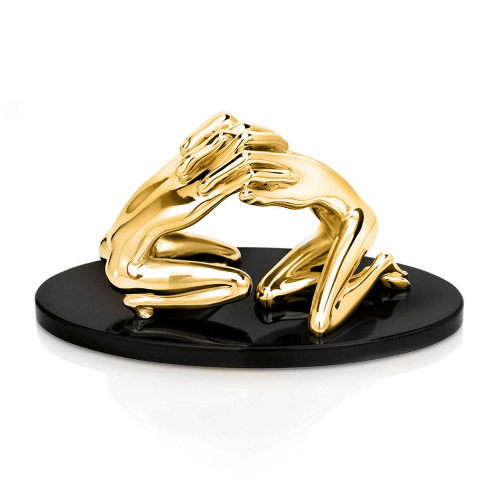 Ottaviani Scultura dorata"abbraccio"