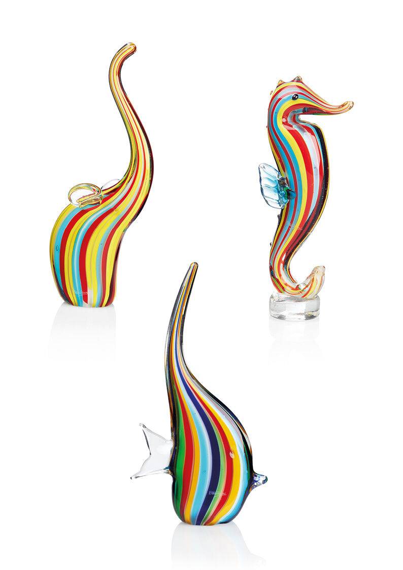 Ottaviani Scultura "elefantino Rainbow" In Cristallo