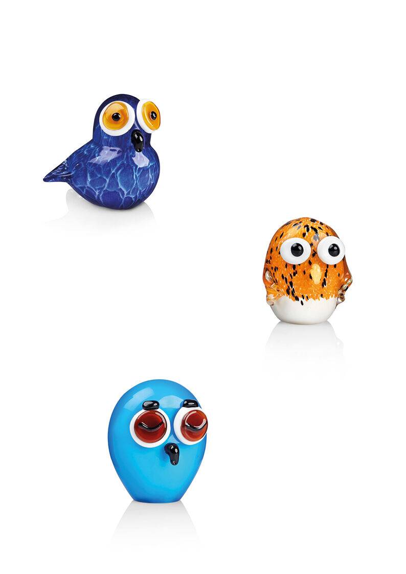 Ottaviani Scultura "mamma Gufa" In Cristallo