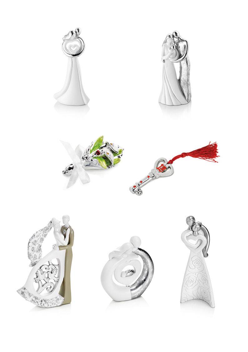 Ottaviani Scultura"unione Di Cuori"-5.5x3x14 Cm