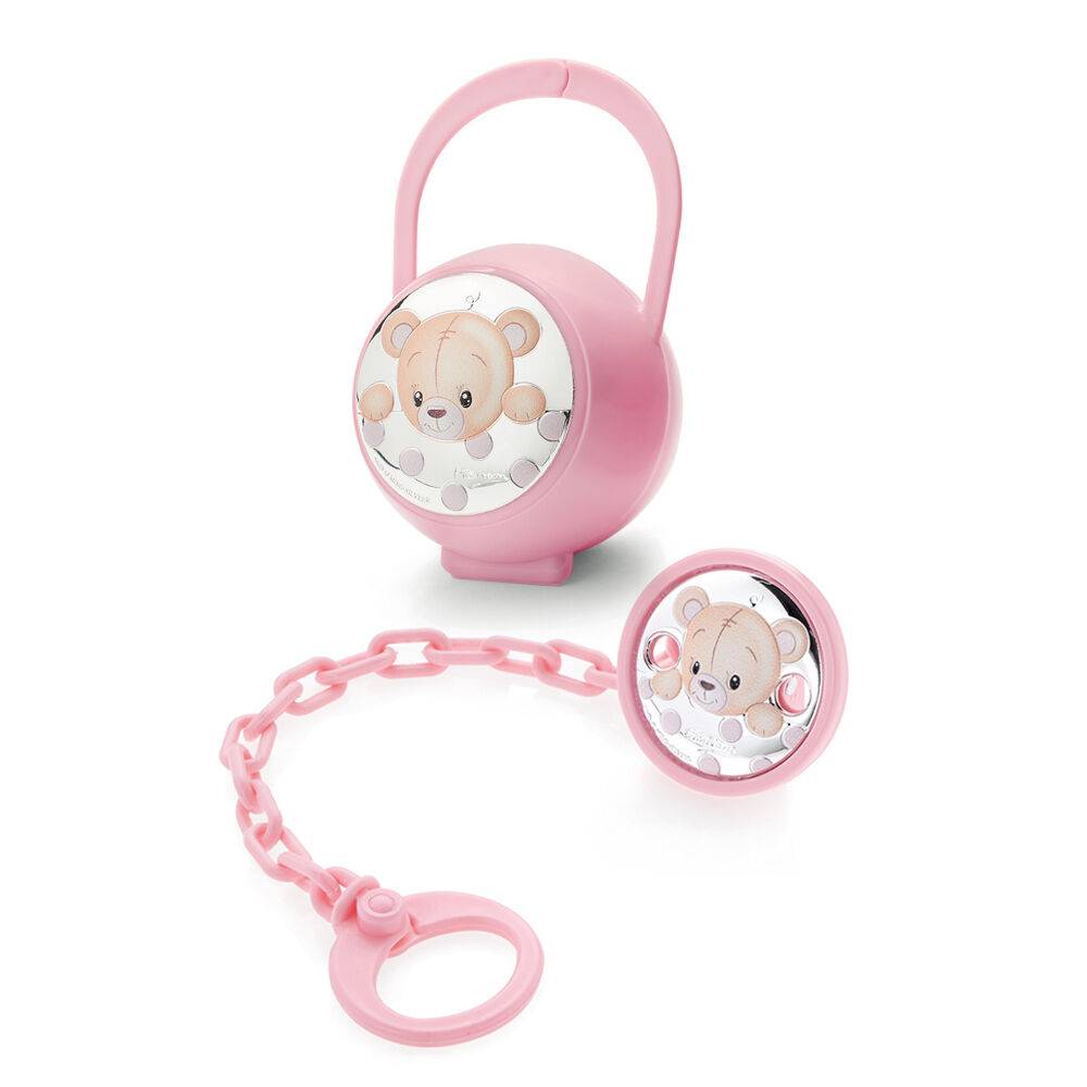 Ottaviani Set porta ciuccio e pinza " orsacchiotta"