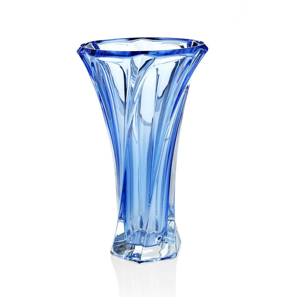 Ottaviani Vaso in cristallo "blu cobalto" h. 32