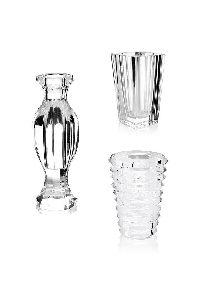 Ottaviani Vaso In Cristallo Cm14x4xh.20.5