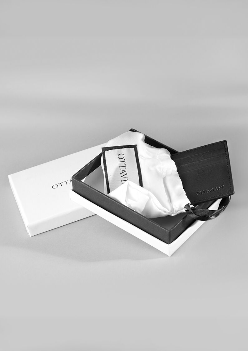 Ottaviani Porta Carte Di Credito In Vera Pelle C/cerniera