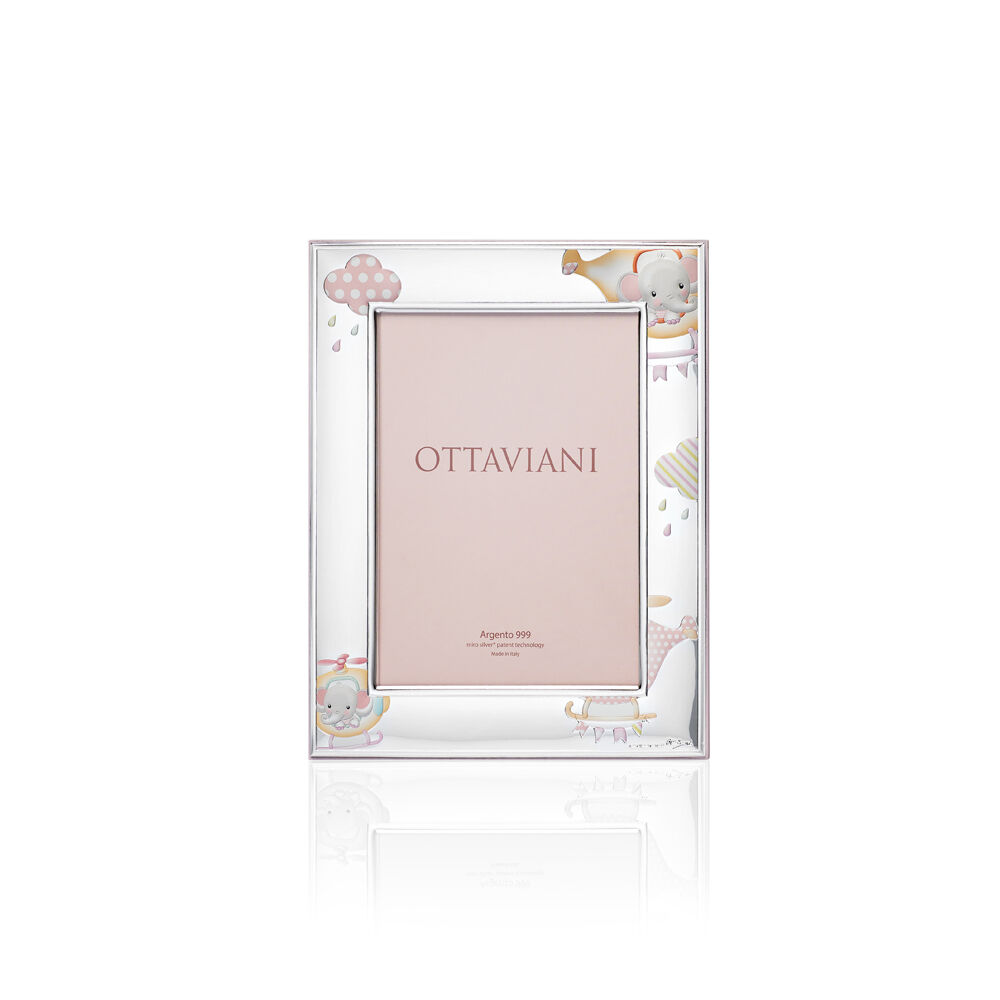 Ottaviani Portafoto bimba "elefantino in elicottero" 9x13