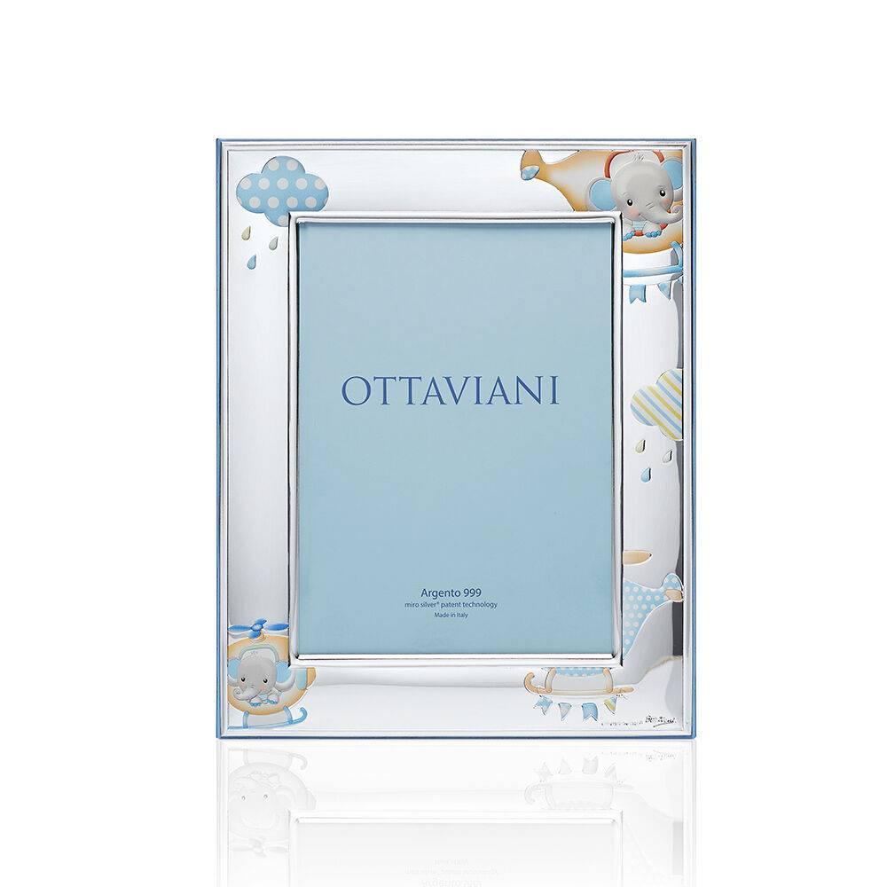 Ottaviani Portafoto bimbo "elefantino in elicottero"13x18