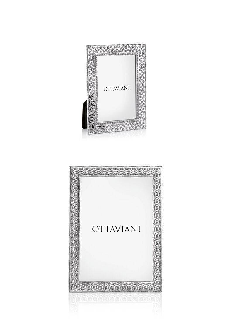 Ottaviani Portafoto Con Strass"elegance"cm.15,2x22,2