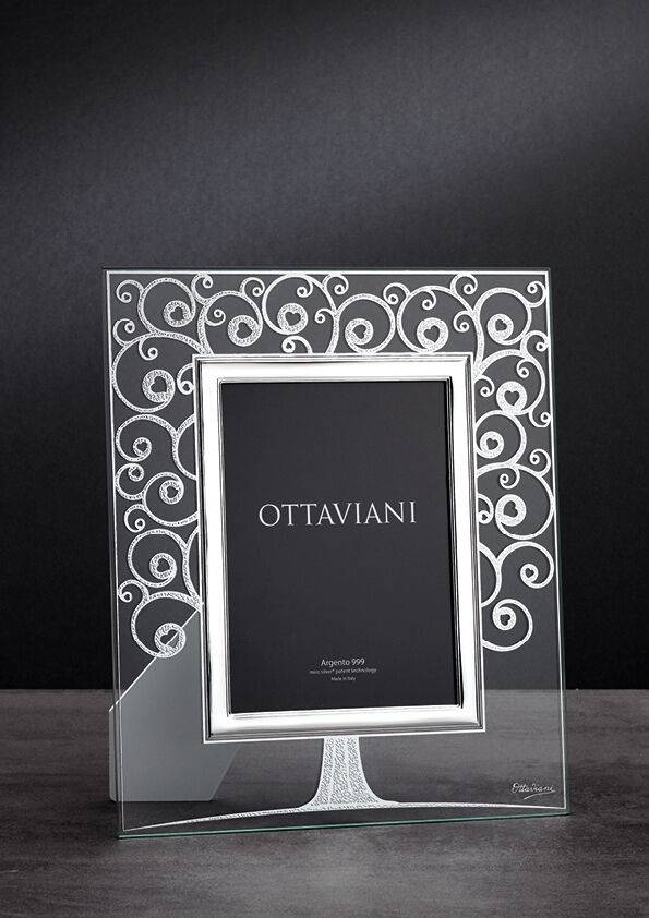 Ottaviani Portafoto Cristallo "albero Dell'amore"c/c+f.ag