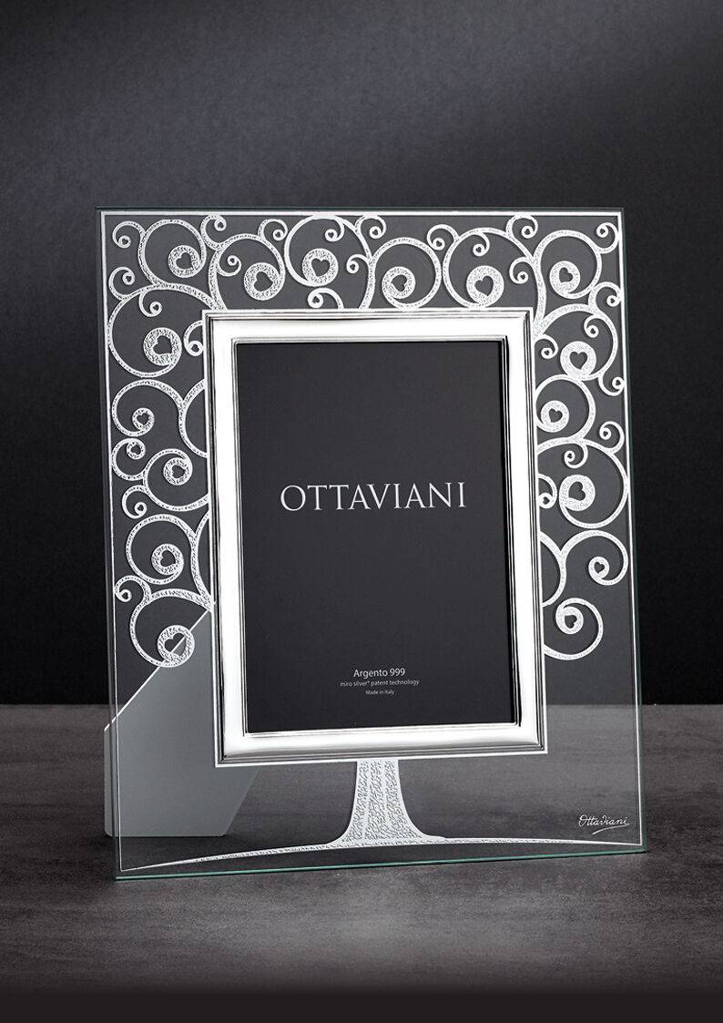 Ottaviani Portafoto Cristallo "albero Dell'amore"c/c+f.ag