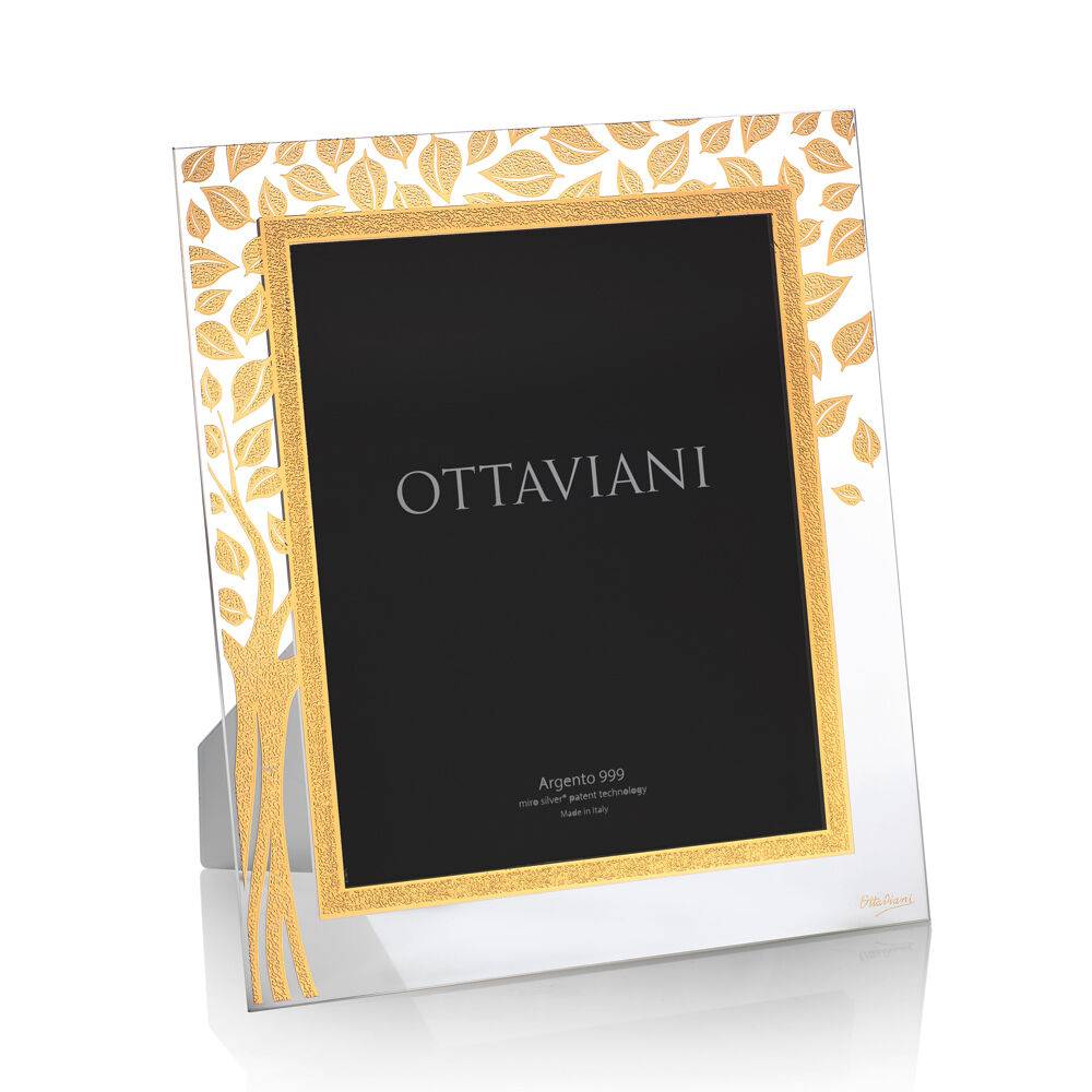 Ottaviani Portafoto cristallo "albero della vita" c/f.oro