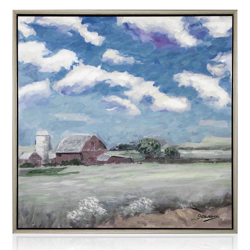 Ottaviani Quadro "paesaggio"cm 100x100 superficie lucida