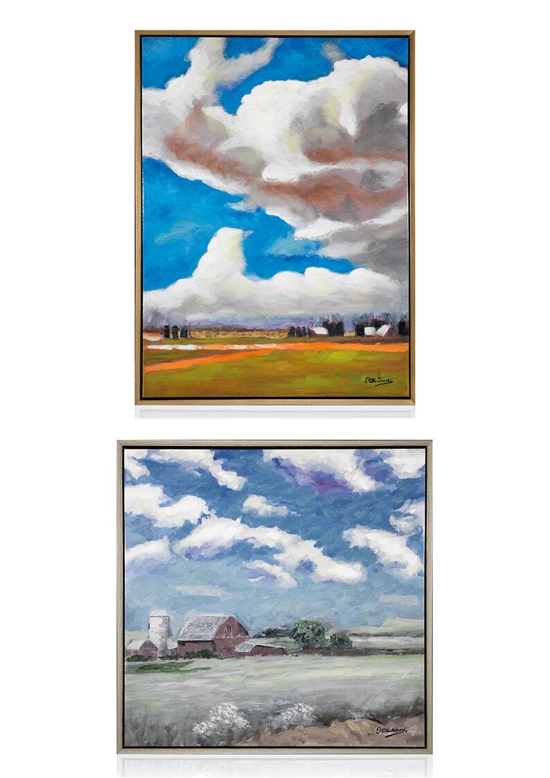 Ottaviani Quadro"serenita'bucolica" Cm 90x120 Superf Lu