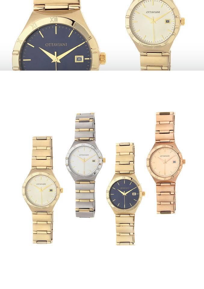 Ottaviani Quarzo Classic Gold Con Quadrante Champagne