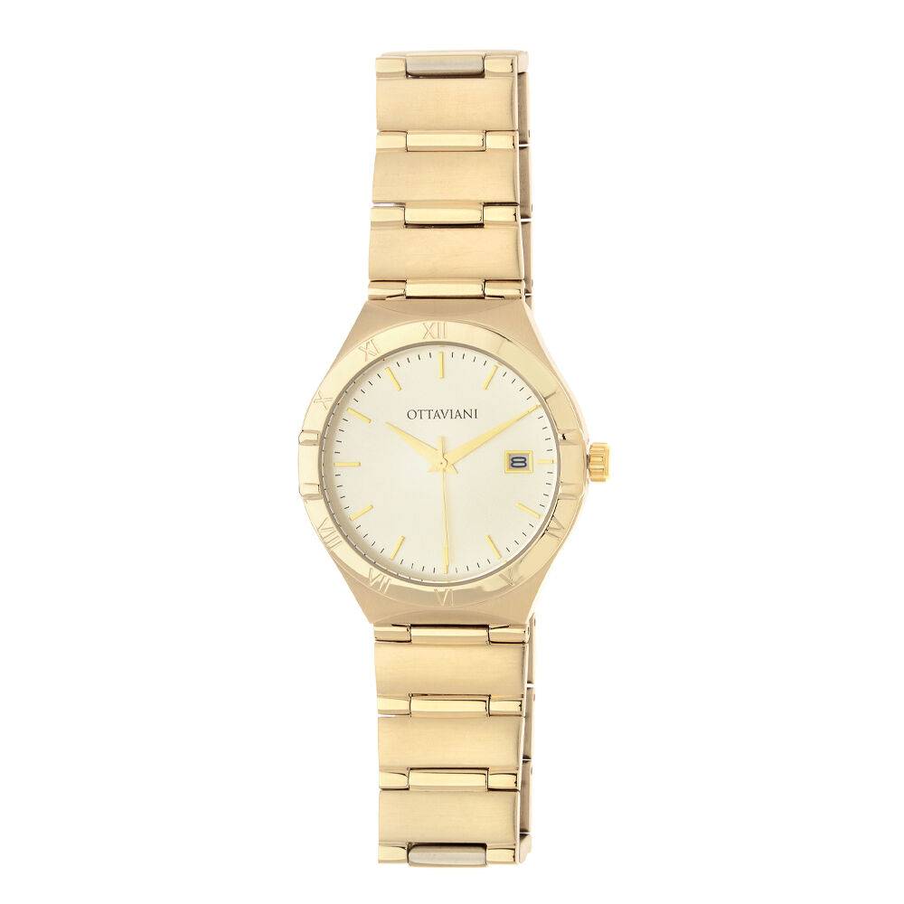 Ottaviani Quarzo classic gold con quadrante champagne