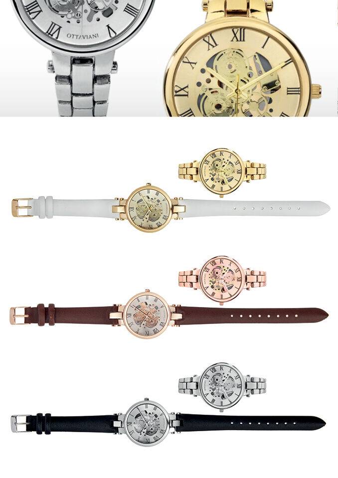 Ottaviani Quarzo Rose Gold Mov.a Vista E Bracciale/cint