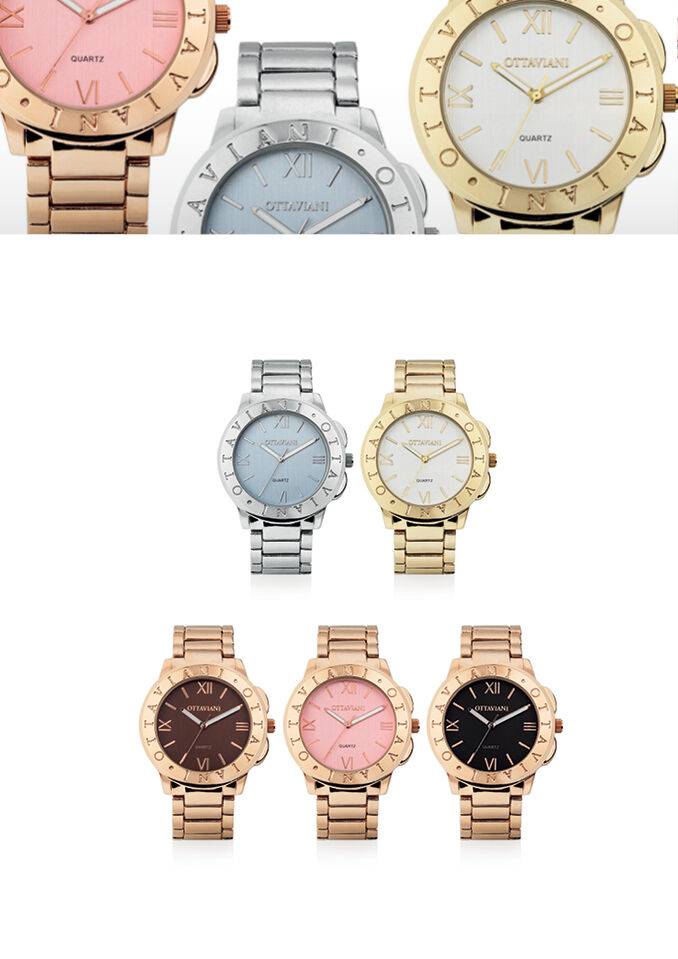 Ottaviani Quarzo Rose Gold/nero Con Ghiera Ottaviani