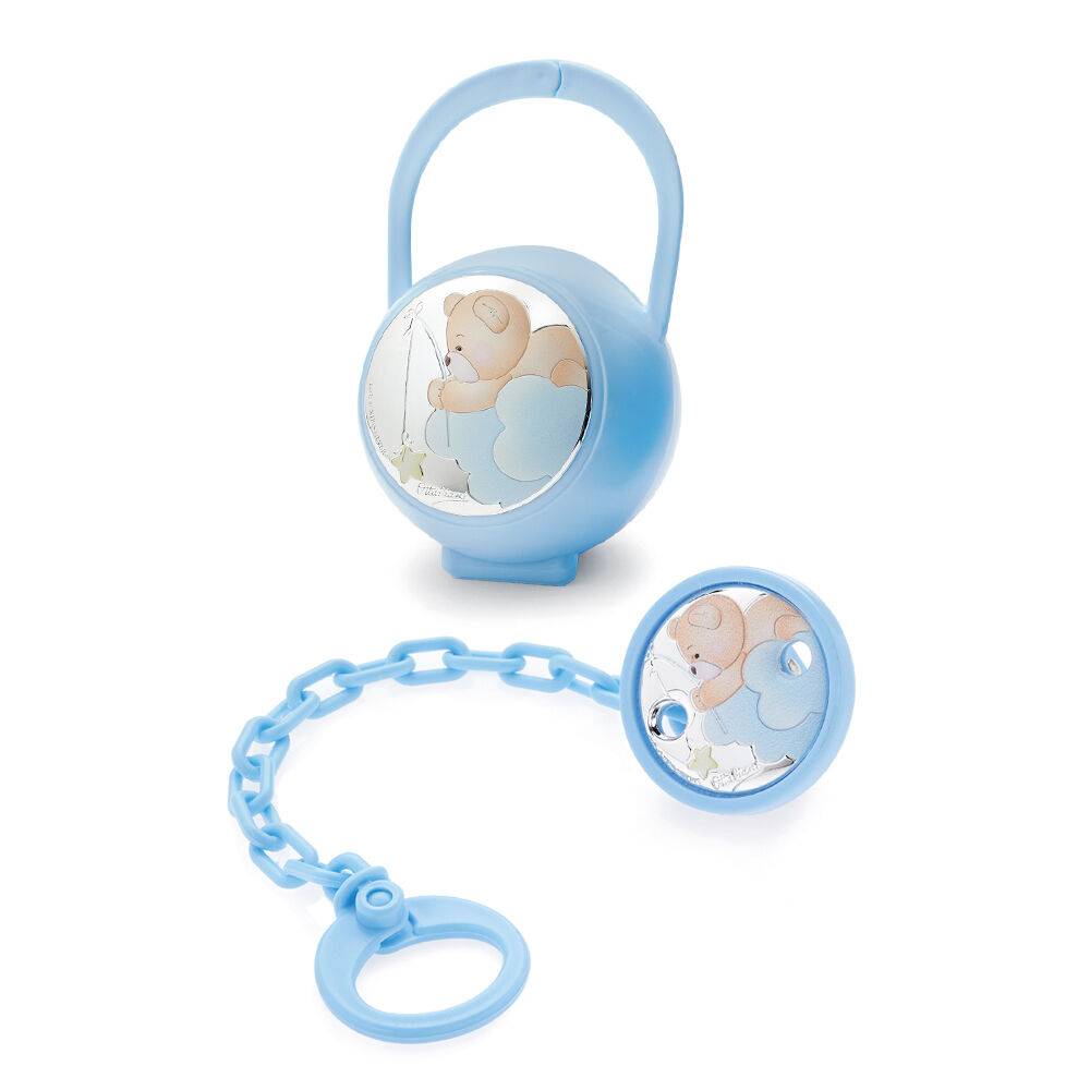 Ottaviani Set Porta Ciuccio E Pinza "orsetto Pescatore D