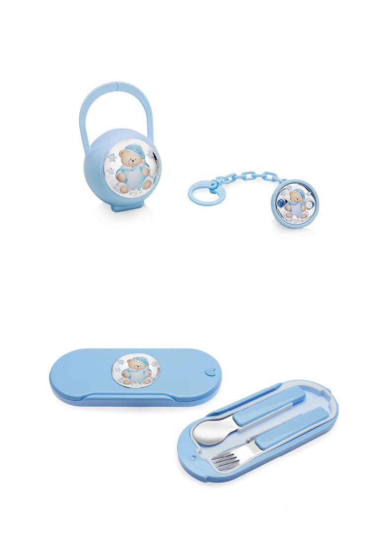 Ottaviani Set Porta Ciuccio E Pinza P.ciuccio "orsetto"