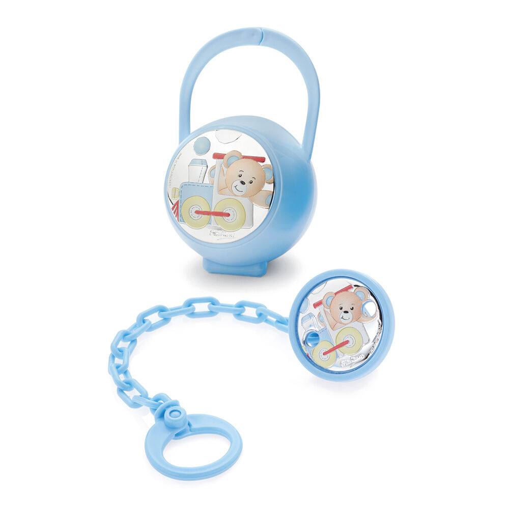 Ottaviani Set Porta Ciuccio E Pinza "trenino Dei Sogni"