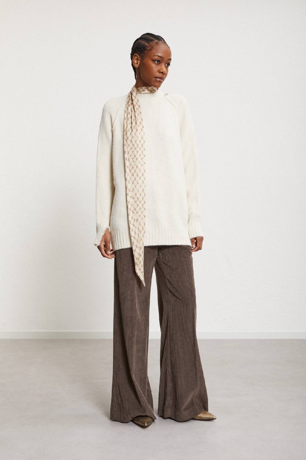 Ottod'Ame Alpaca And Wool Blend Sweater