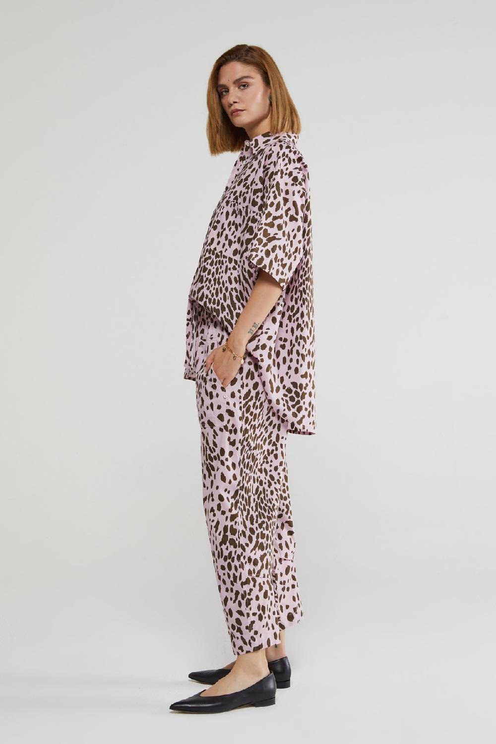 Ottod'Ame Animalier Cotton Trousers