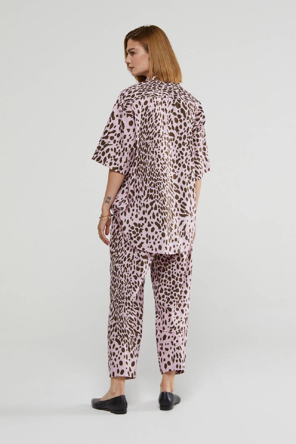 Ottod'Ame Animalier Cotton Trousers