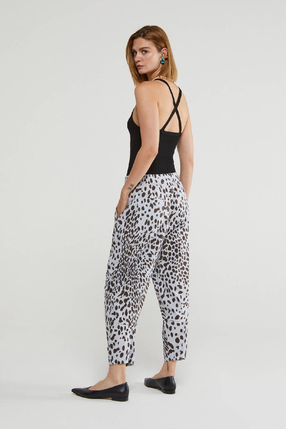 Ottod'Ame Animalier Cotton Trousers
