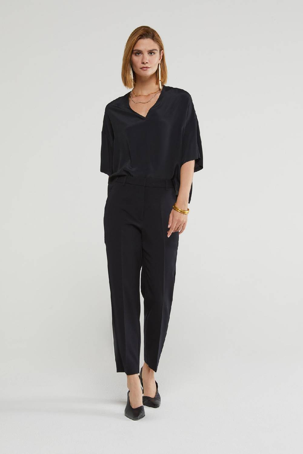 ottod'Ame Ankle lenght trousers