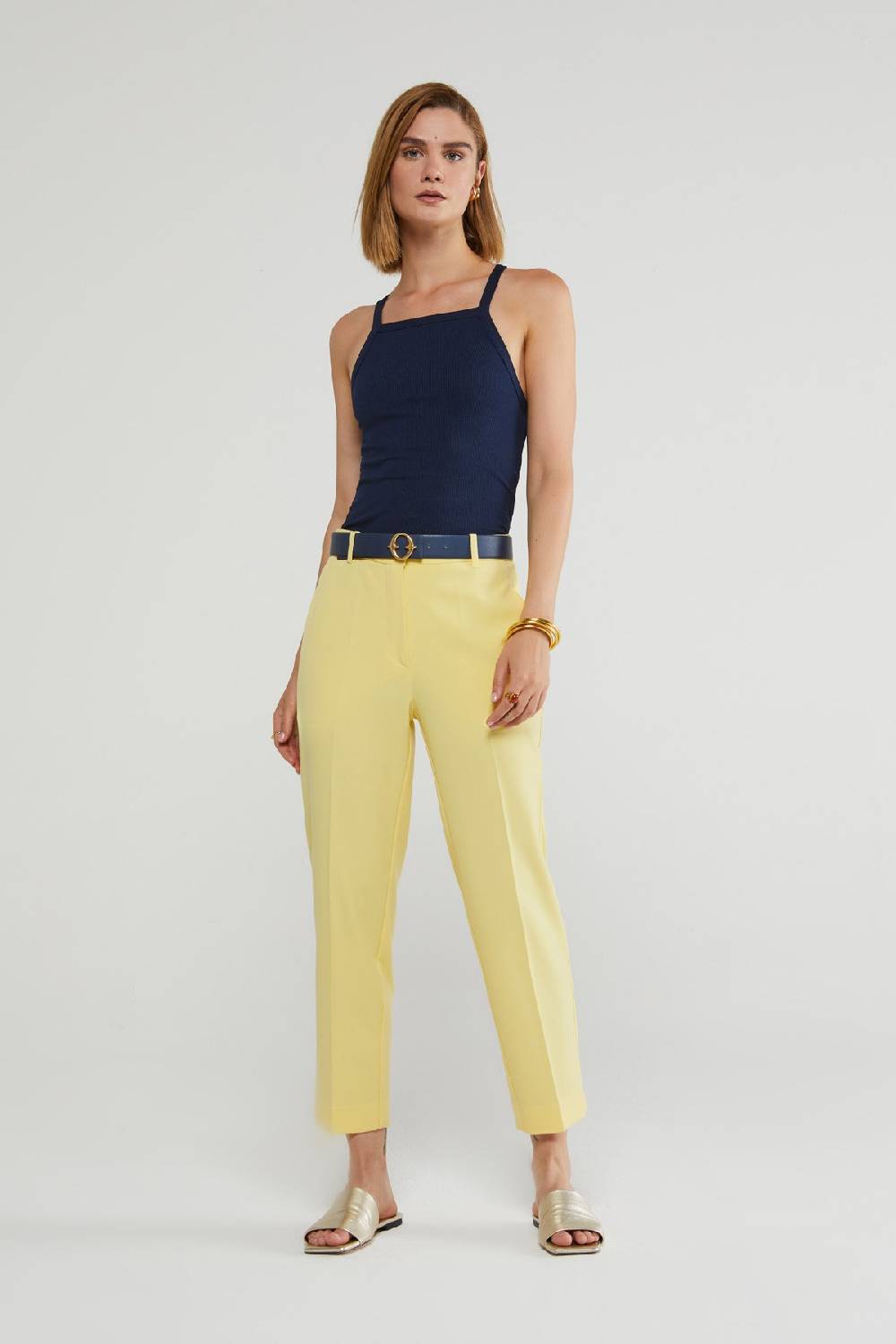 ottod'Ame Ankle lenght trousers