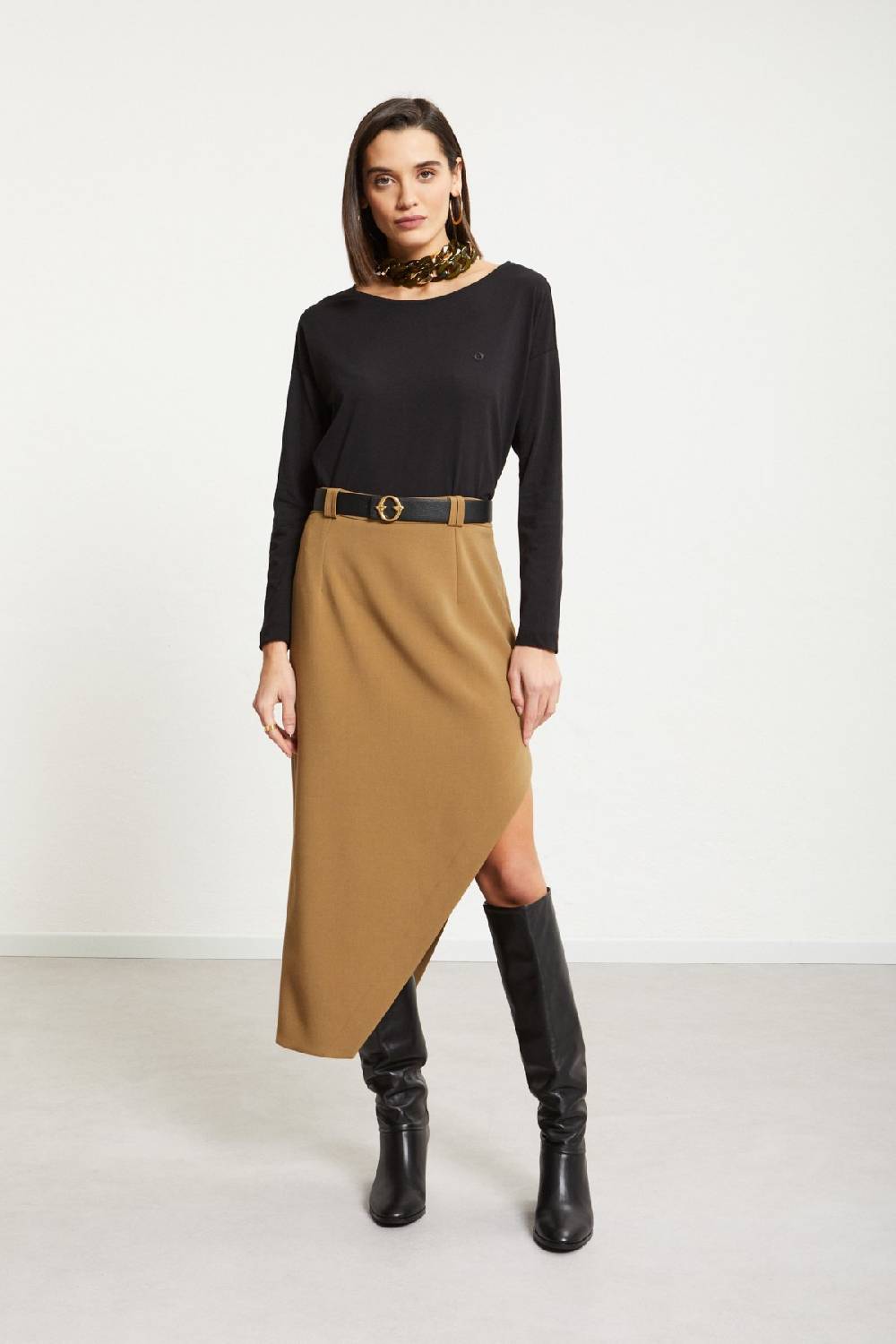 Ottod'Ame Asymmetric Skirt