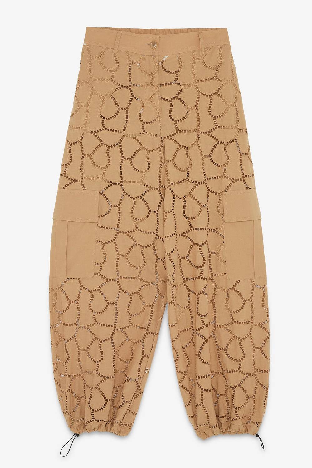 Ottod'Ame Broderie Anglaise Cargo Trousers