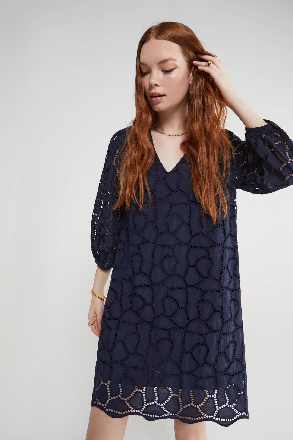 Ottod'Ame Broderie Anglaise Short Dress