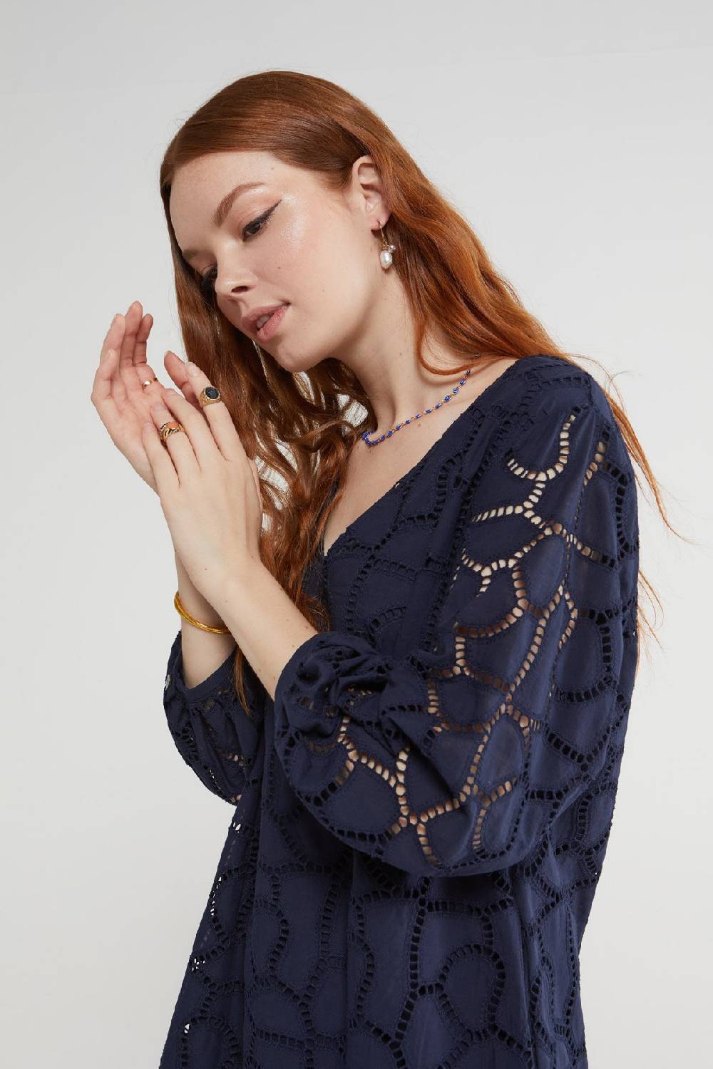 Ottod'Ame Broderie Anglaise Short Dress