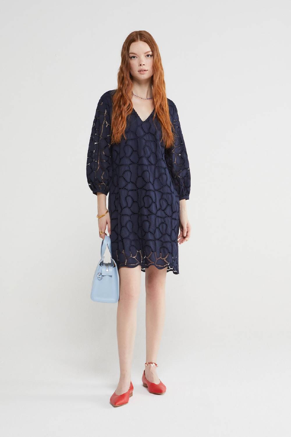 Ottod'Ame Broderie Anglaise Short Dress
