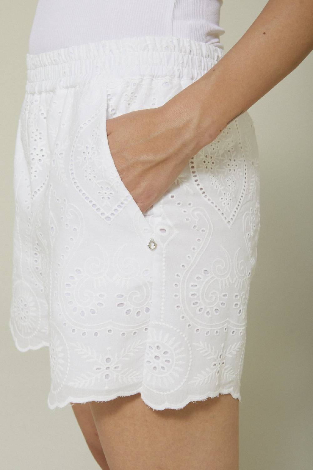 Ottod'Ame Broderie Anglaise Shorts